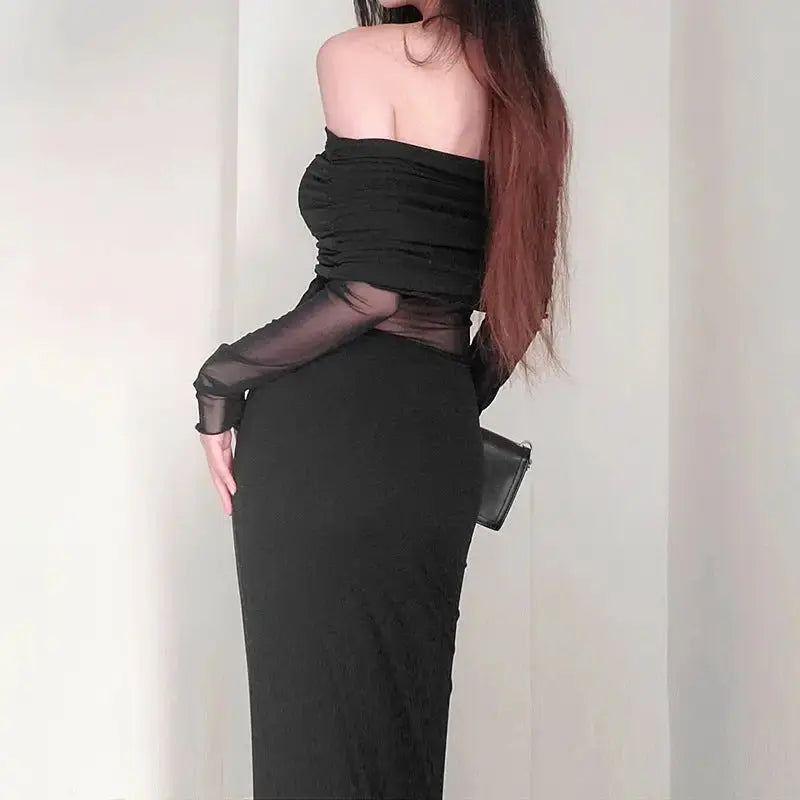 Elegant Off Shoulder Dress GLR SHOPPING