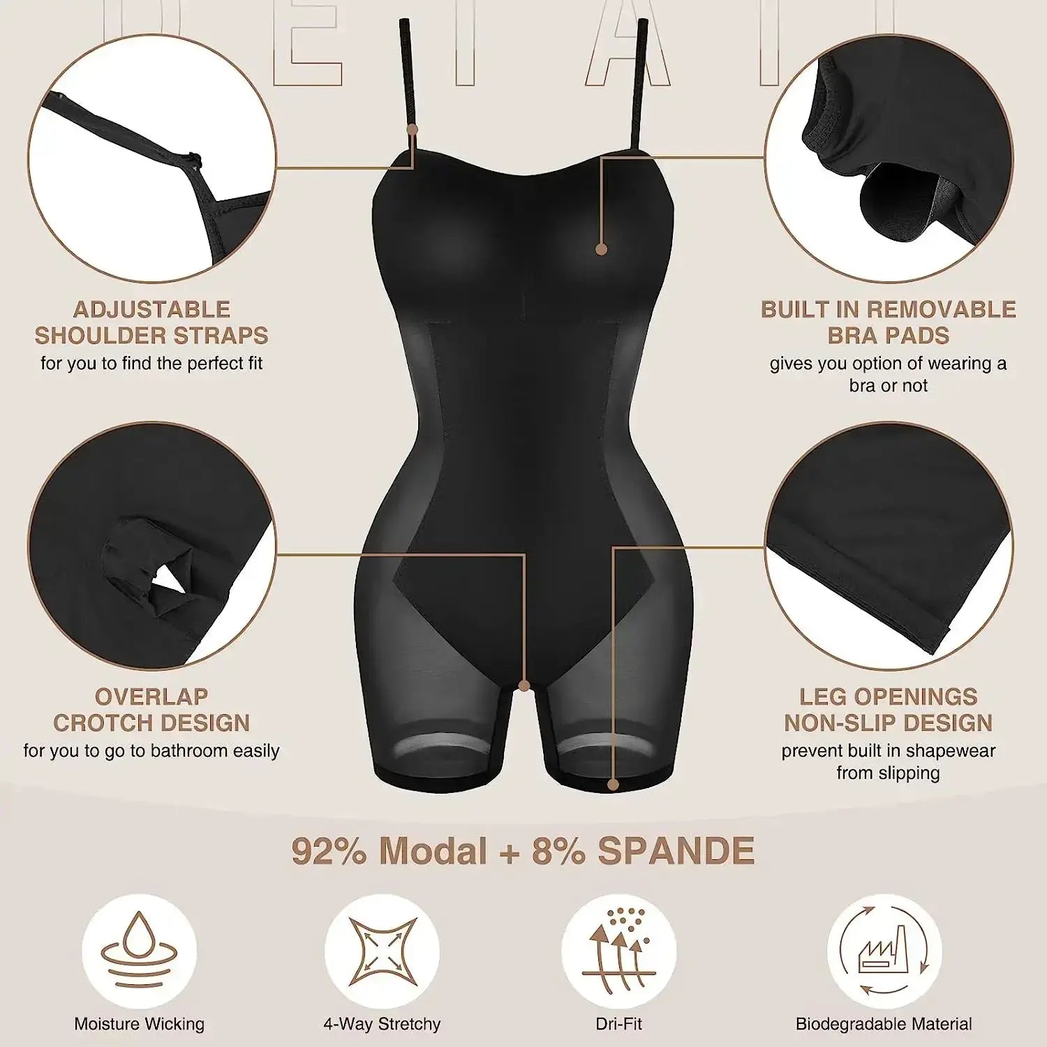 Bodycon Body Shaper GLR SHOPPING