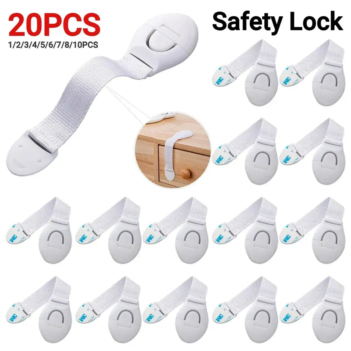 Child Safety Cabinet Locks Drawer And Door Protection GLR SHOPPING
