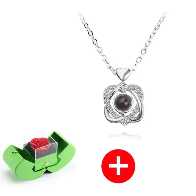 Eternal Flower Apple Jewelry Box GLR SHOPPING