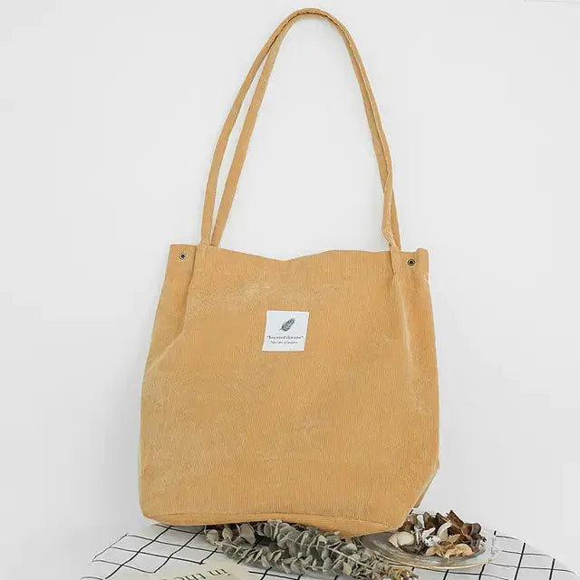 Women Corduroy Canvas Shoulder Bags - GLR SHOPPING
