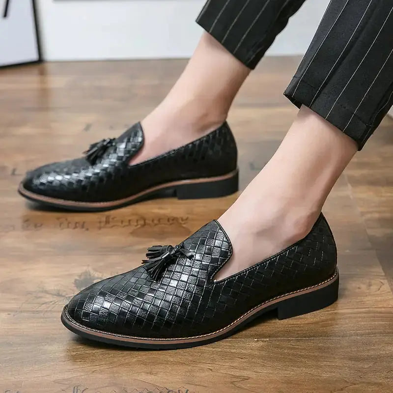 Luxury Italian Style Tassel Leather Loafers GLR SHOPPING