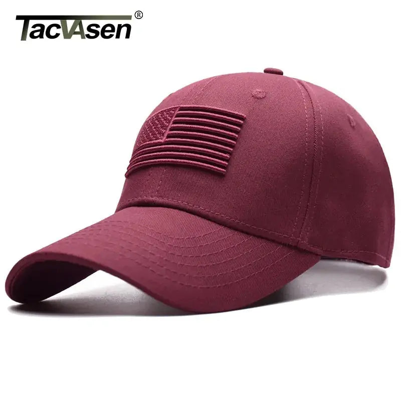 TACVASEN Tactical Baseball Cap: USA Flag Snapback Hat GLR SHOPPING