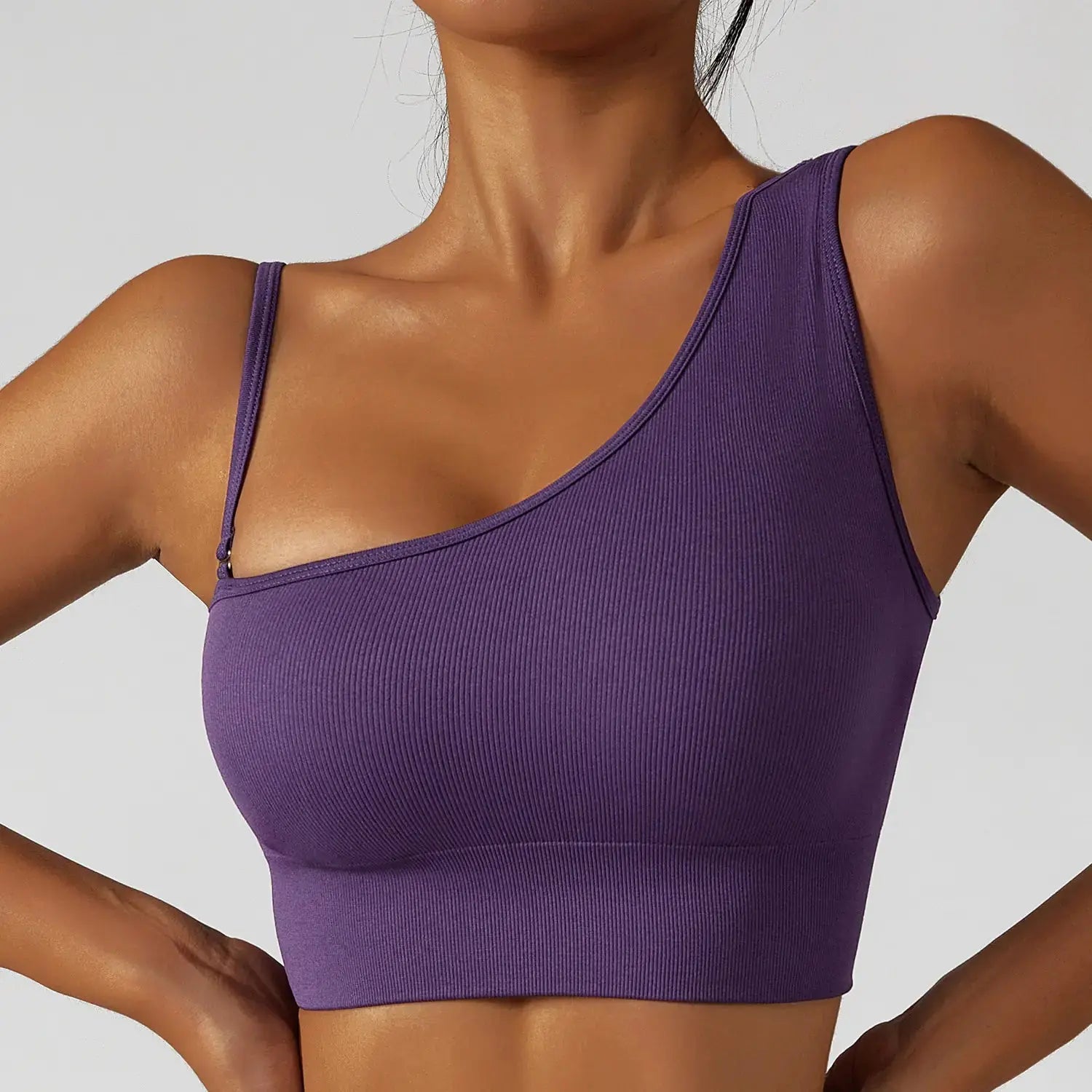 Summer Sexy Oblique Shoulder Yoga Clothes Tops GLR SHOPPING