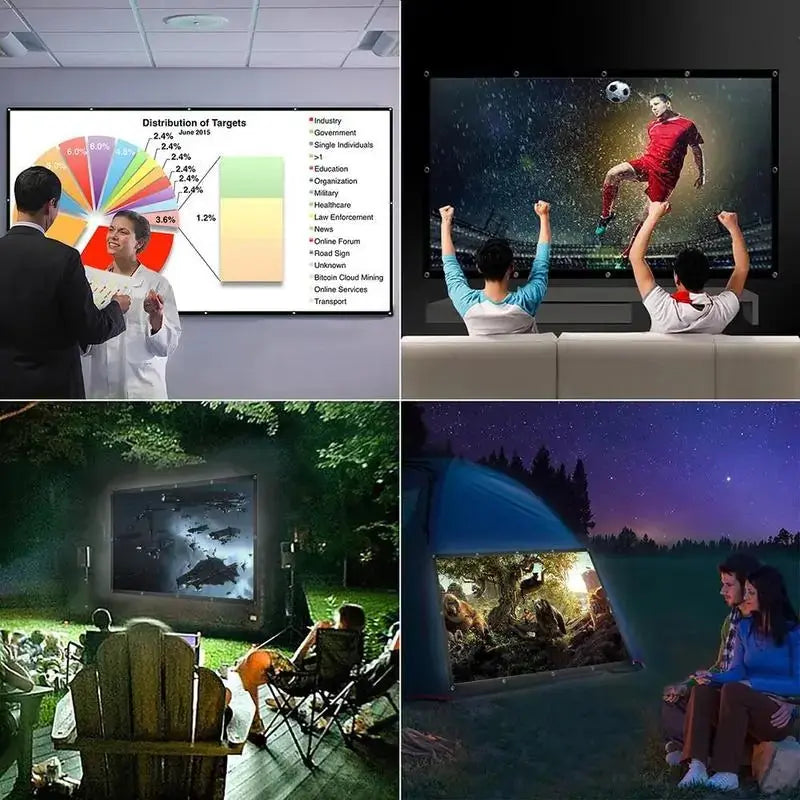 120 Inch Projector Screen GLR SHOPPING