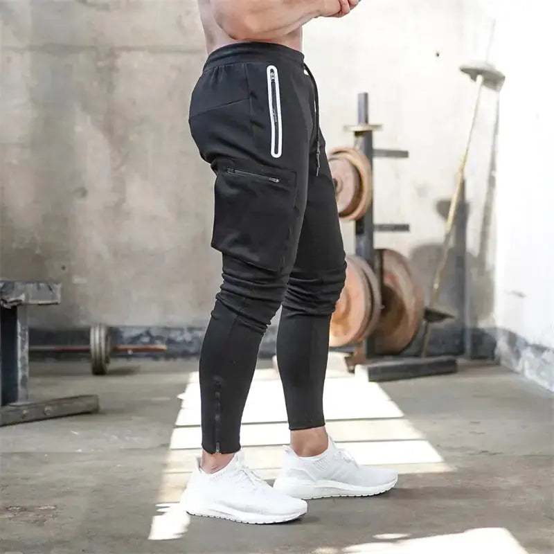 Sports Pants Multi-pocket Zipper Men GLR SHOPPING
