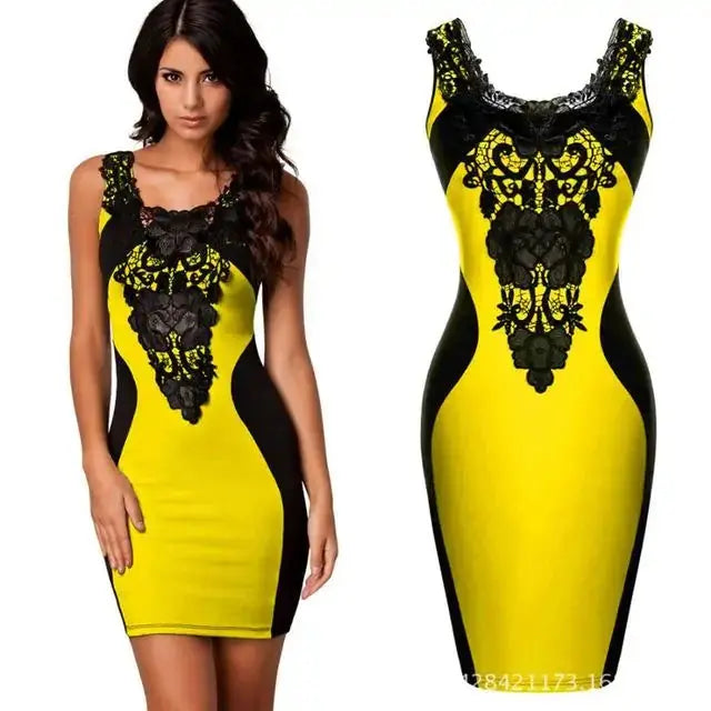 Gothic Embroidered Sleeveless Dress GLR SHOPPING
