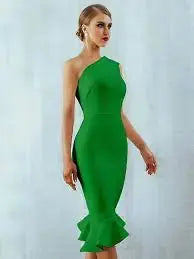 Midnight in London Off Shoulder Bodycon Dress GLR SHOPPING