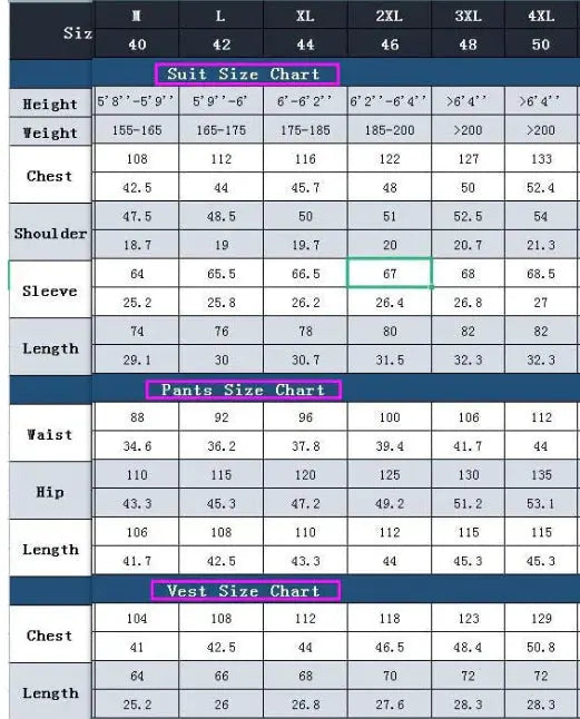 Fit Tuxedo 3 Piece Set GLR SHOPPING