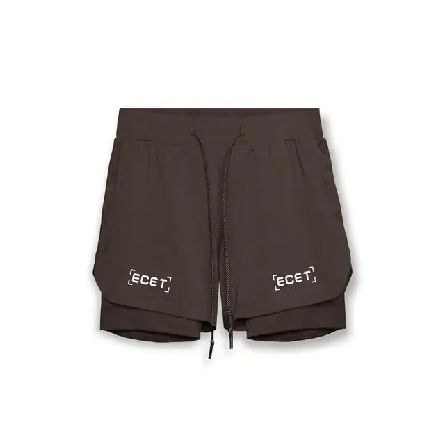 2 in 1 Double Layer Shorts GLR SHOPPING