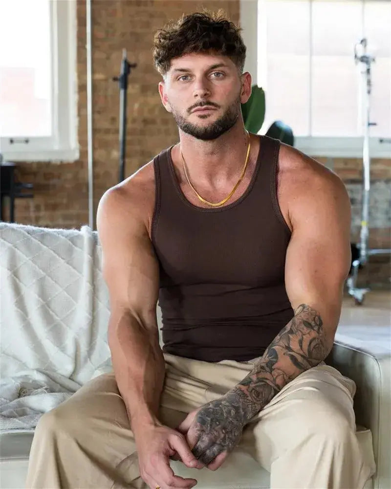 Summer Knitted Men's Vest GLR SHOPPING