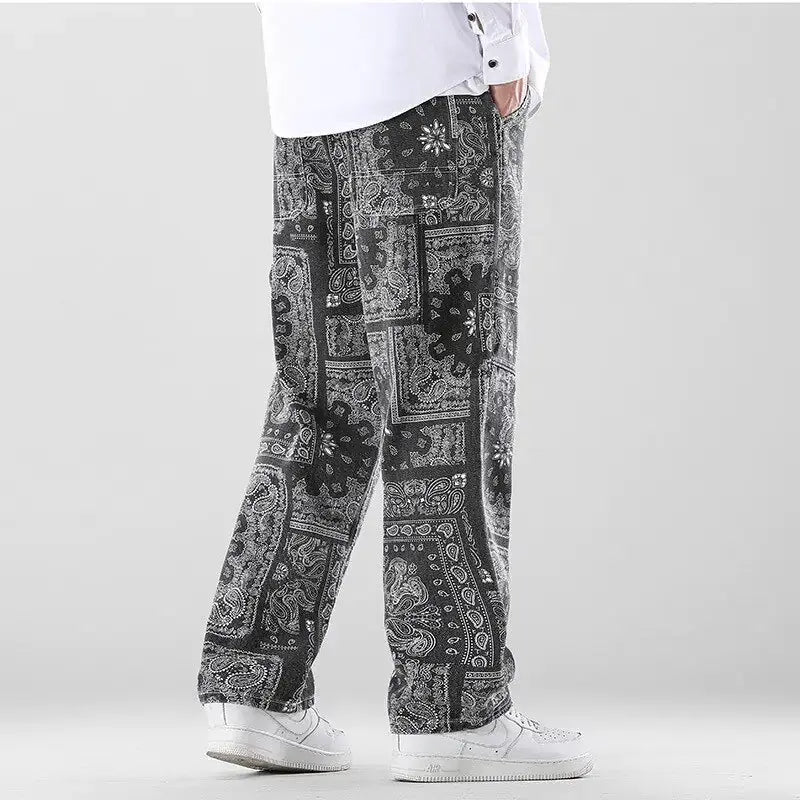 Printed Men's Loose Pants GLR SHOPPING