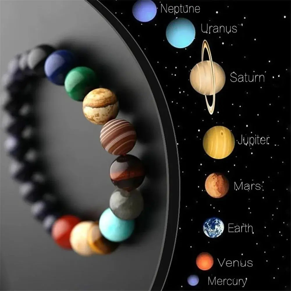 Eight Planets Natural Stone Bracelet GLR SHOPPING