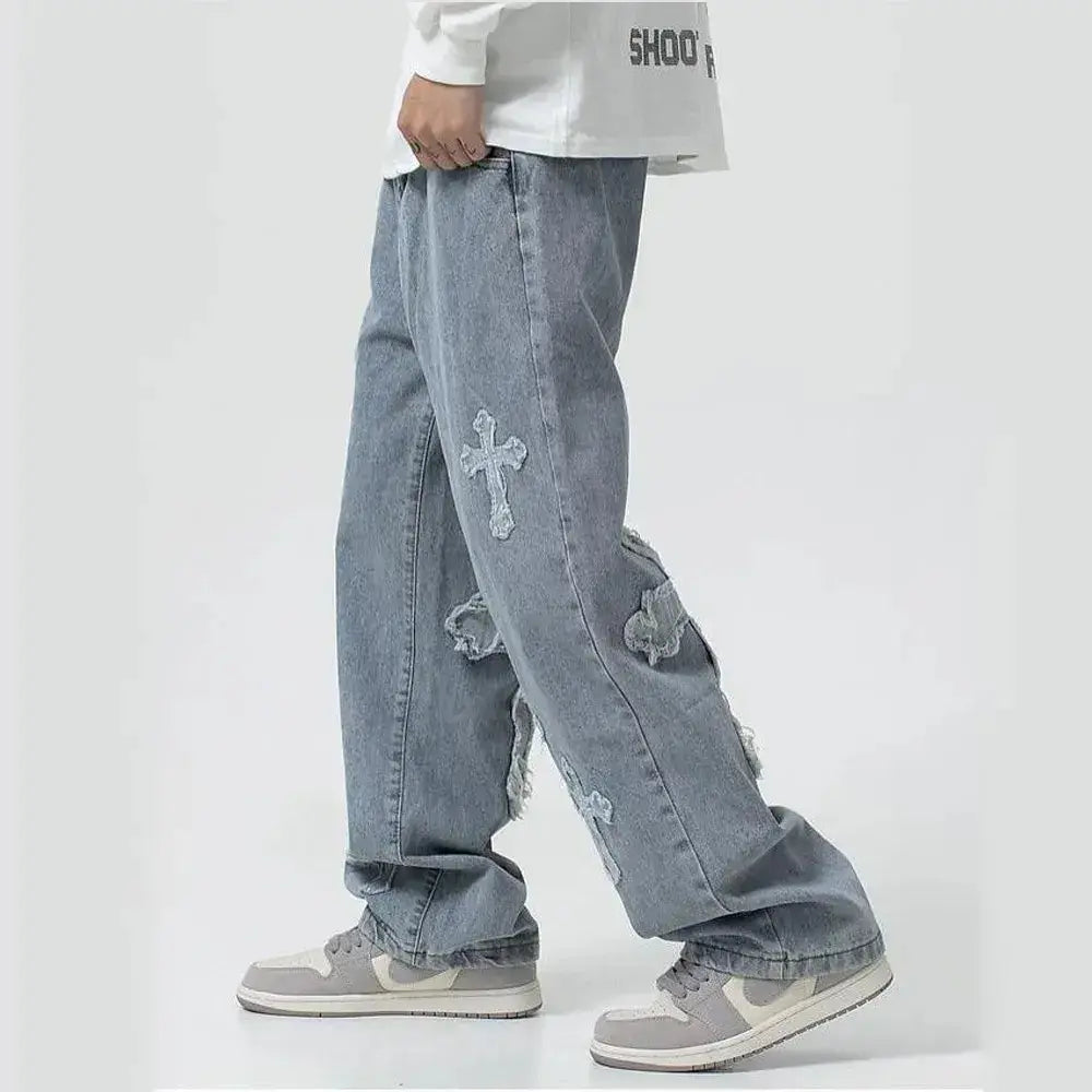 Cross Denim Pants GLR SHOPPING