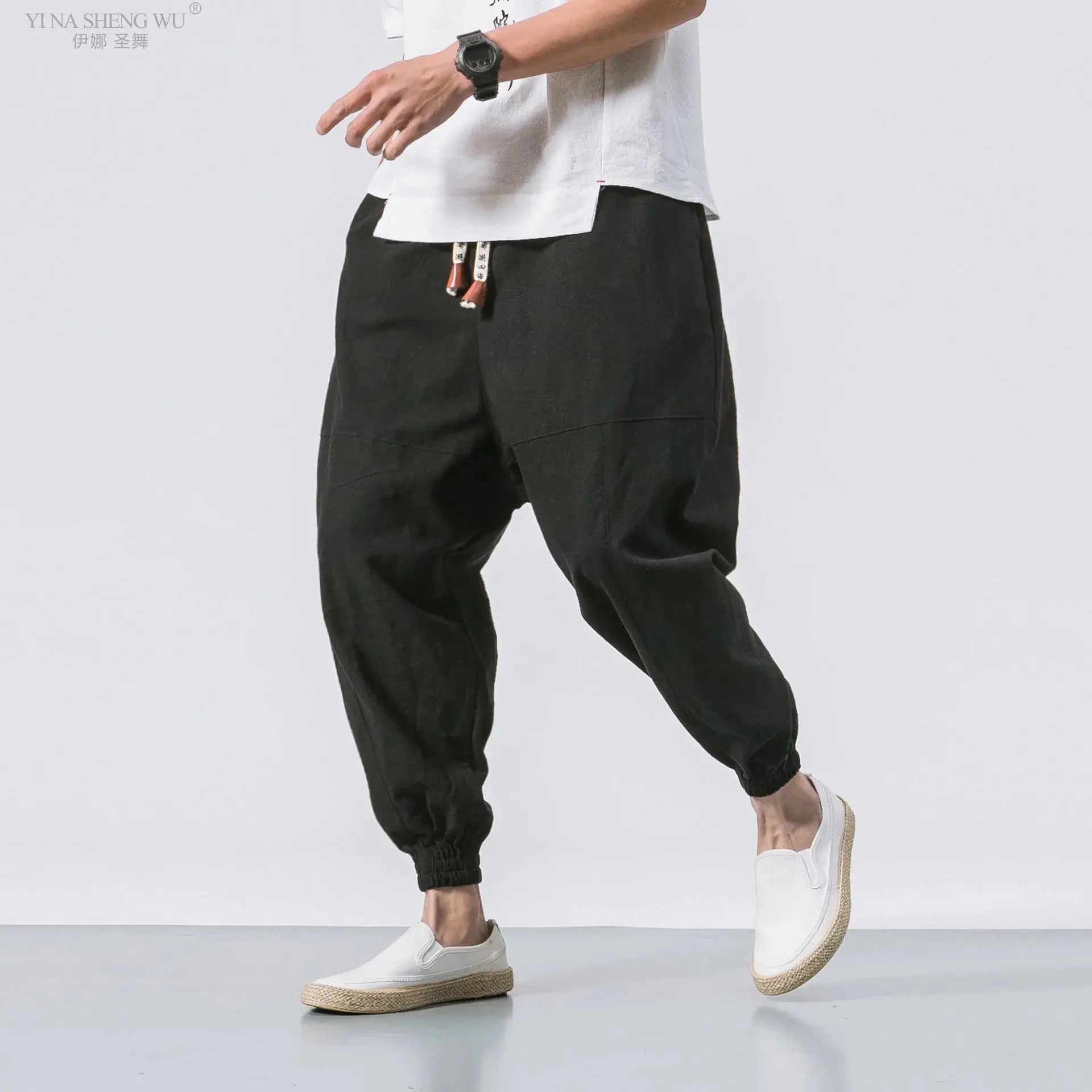 Men Kimono Haori Trousers GLR SHOPPING
