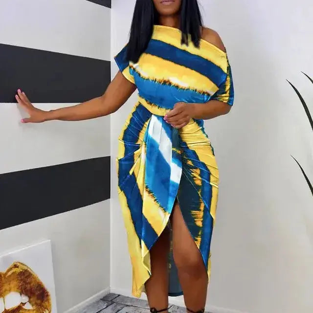 Dress Women Summer Sexy Stripe GLR SHOPPING