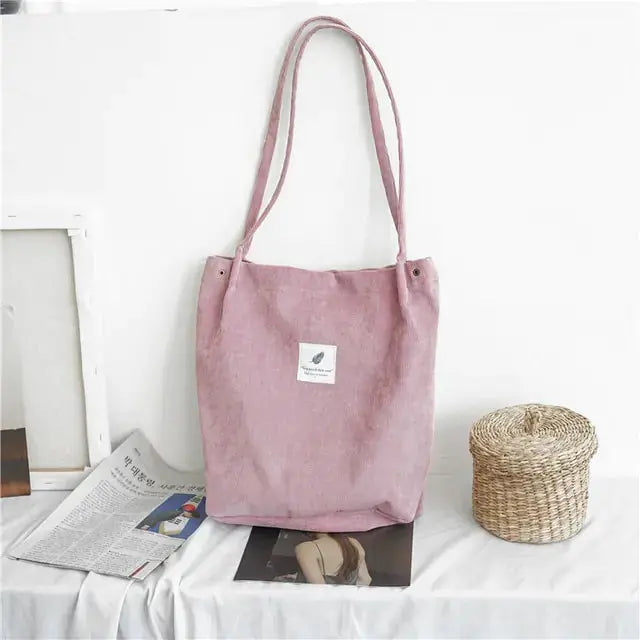 Women Corduroy Canvas Shoulder Bags - GLR SHOPPING