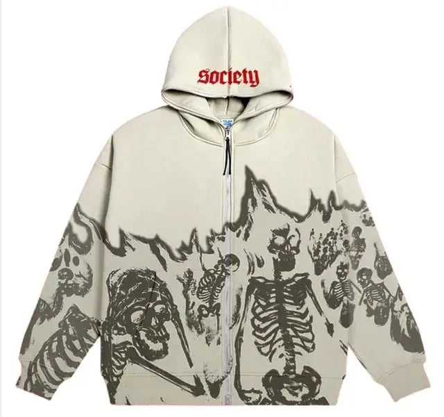 Men's Streetwear Skull Hoodies GLR SHOPPING