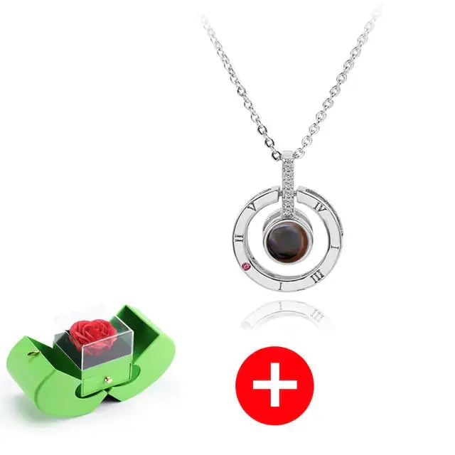 Eternal Flower Apple Jewelry Box GLR SHOPPING