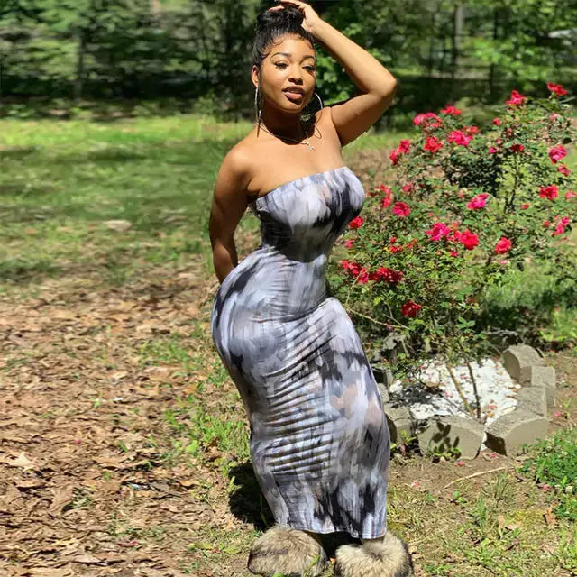 Strapless Summer Dress GLR SHOPPING