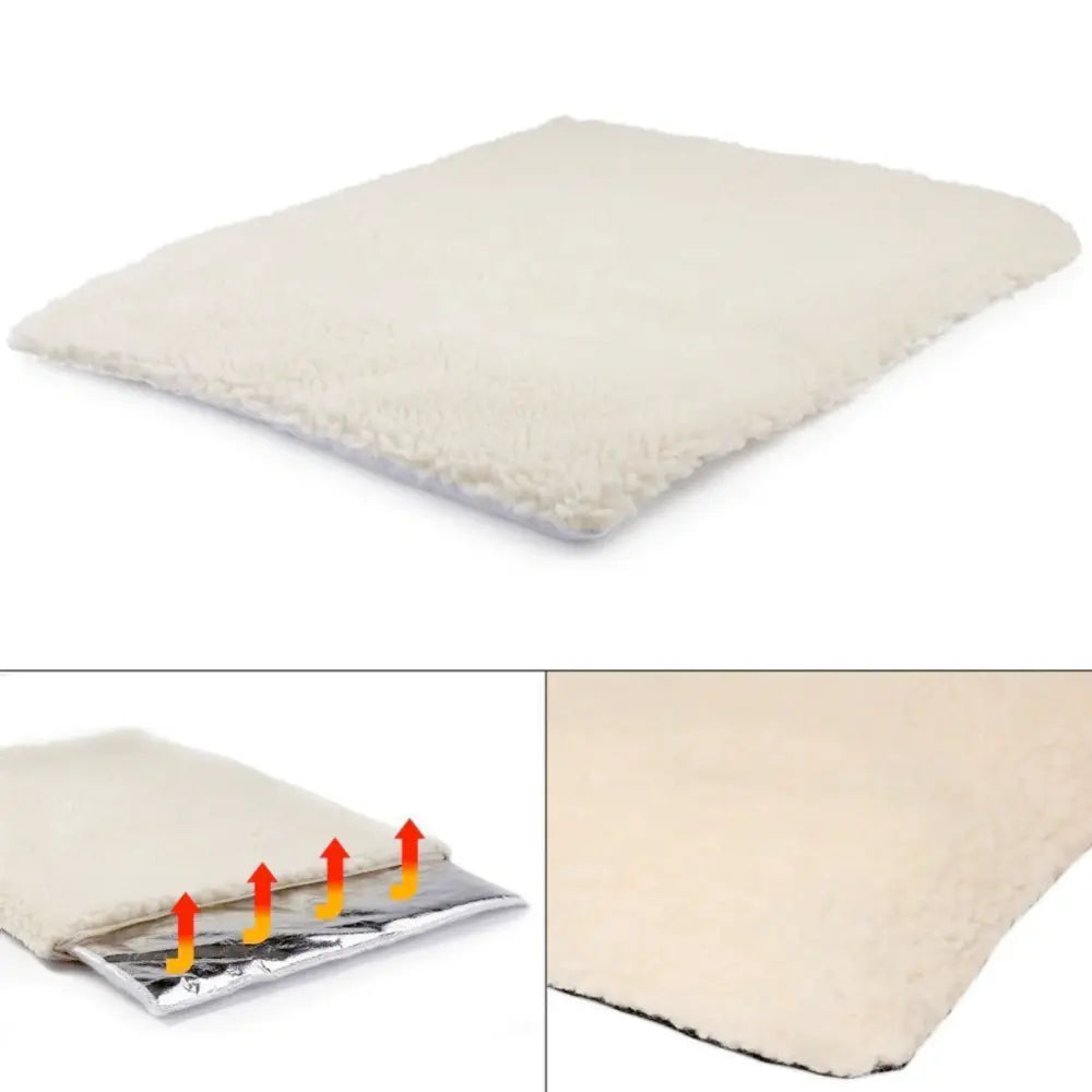 Self Warming Fleece Pet Mat - GLR SHOPPING