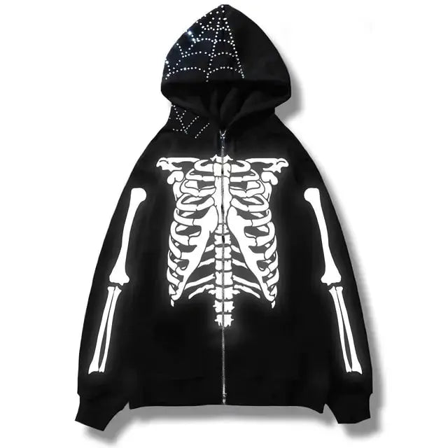 Men's Streetwear Skull Hoodies GLR SHOPPING