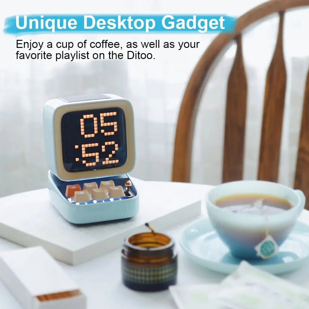 Retro Pixel Art Bluetooth Speaker and Alarm Clock GLR SHOPPING