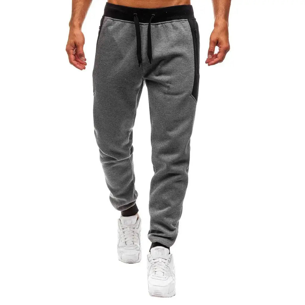 Men's Casual Twill Cotton Trousers: Gray, Long Ankle, Super Elastic GLR SHOPPING