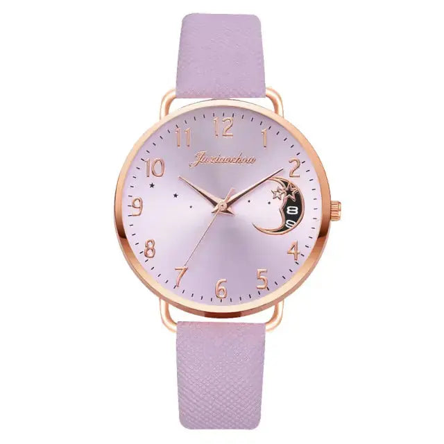 Moon Numbers Bracelet Watches Set GLR SHOPPING