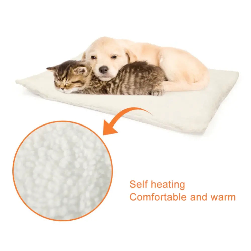 Self Warming Fleece Pet Mat - GLR SHOPPING