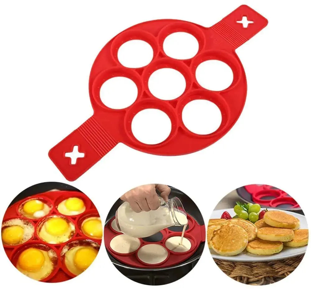 Pancake Maker With 7 Cavity Round GLR SHOPPING