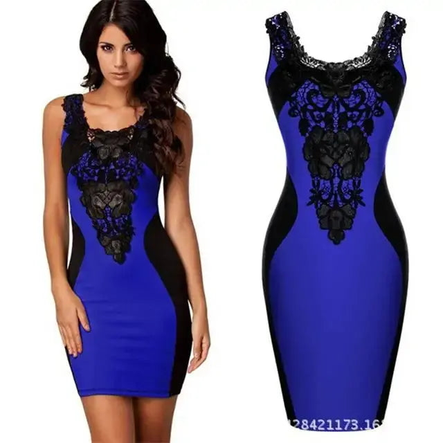 Gothic Embroidered Sleeveless Dress GLR SHOPPING