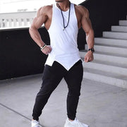 Men's Athletic Gym Fitness Tank Top - Solid Sleeveless Vest GLR SHOPPING