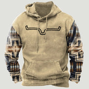 Western Aztec Patchwork Hoodie GLR SHOPPING