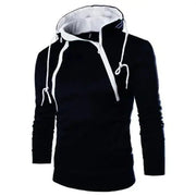 Men's High Neck  Hooded Pullovers - GLR SHOPPING