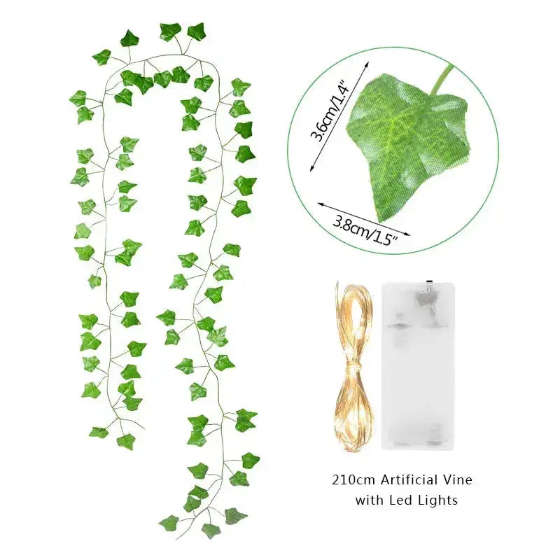 Green Leaf String Lights GLR SHOPPING