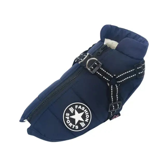 Pet Dog jacket With Harness GLR SHOPPING