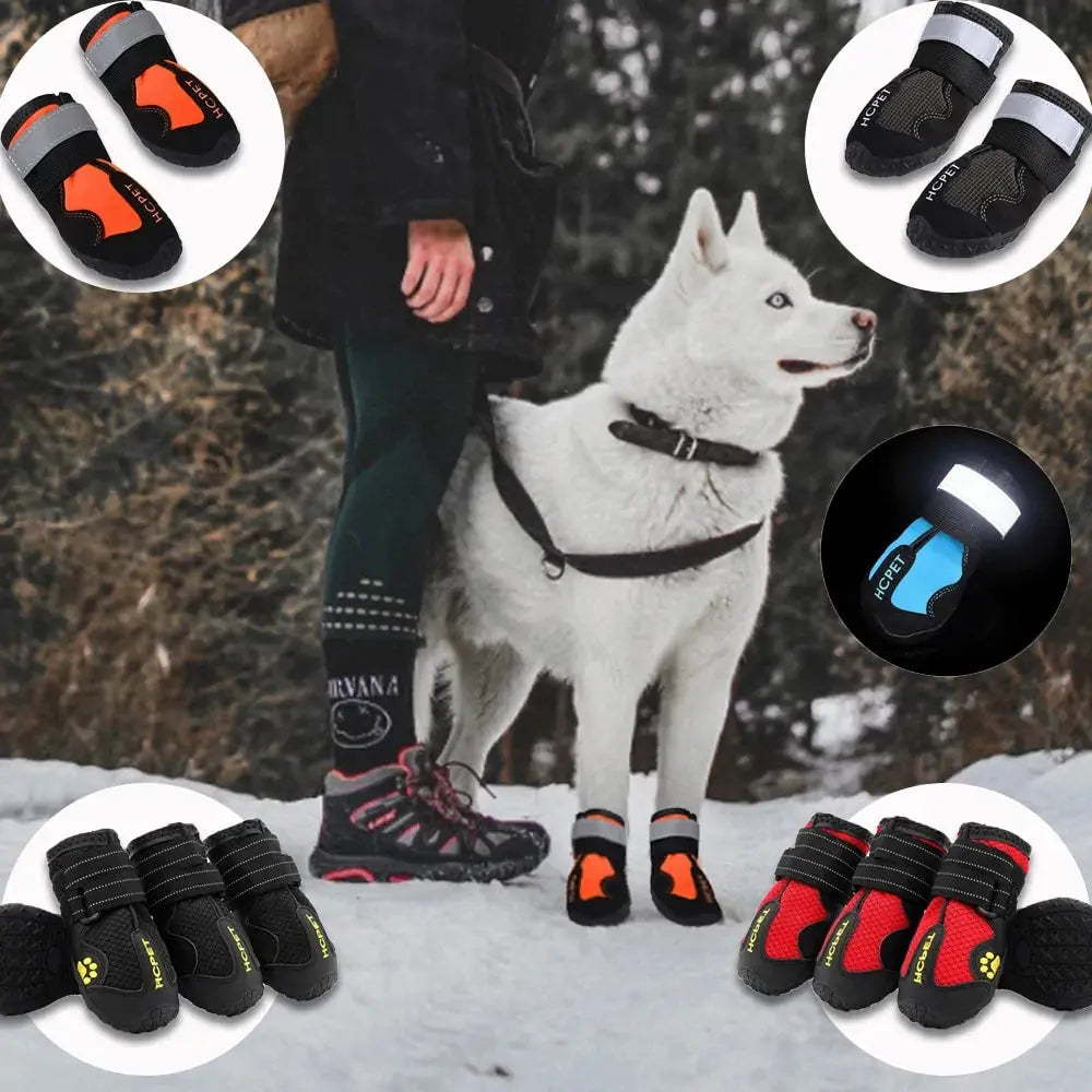 Waterproof Reflective Dog Boots GLR SHOPPING