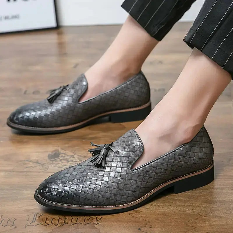 Luxury Italian Style Tassel Leather Loafers GLR SHOPPING