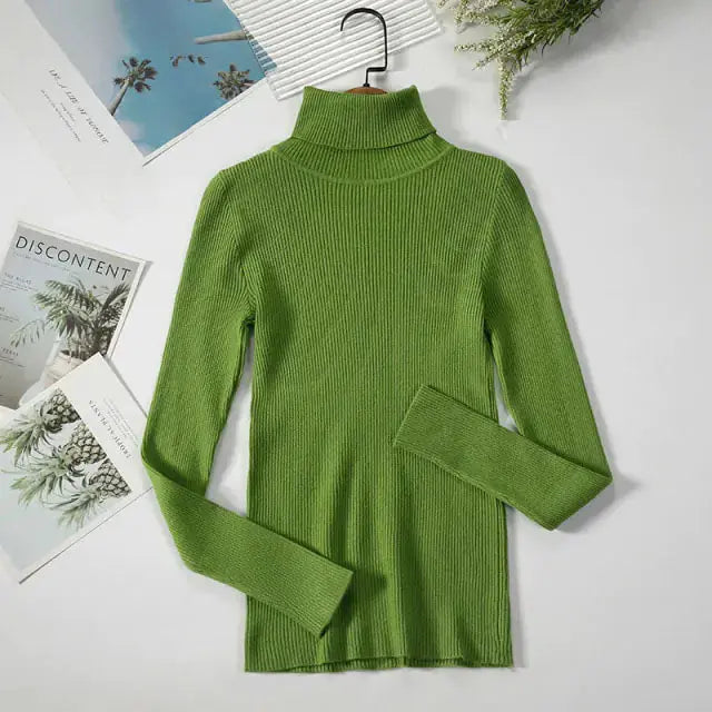 Turtleneck Women Sweaters GLR SHOPPING