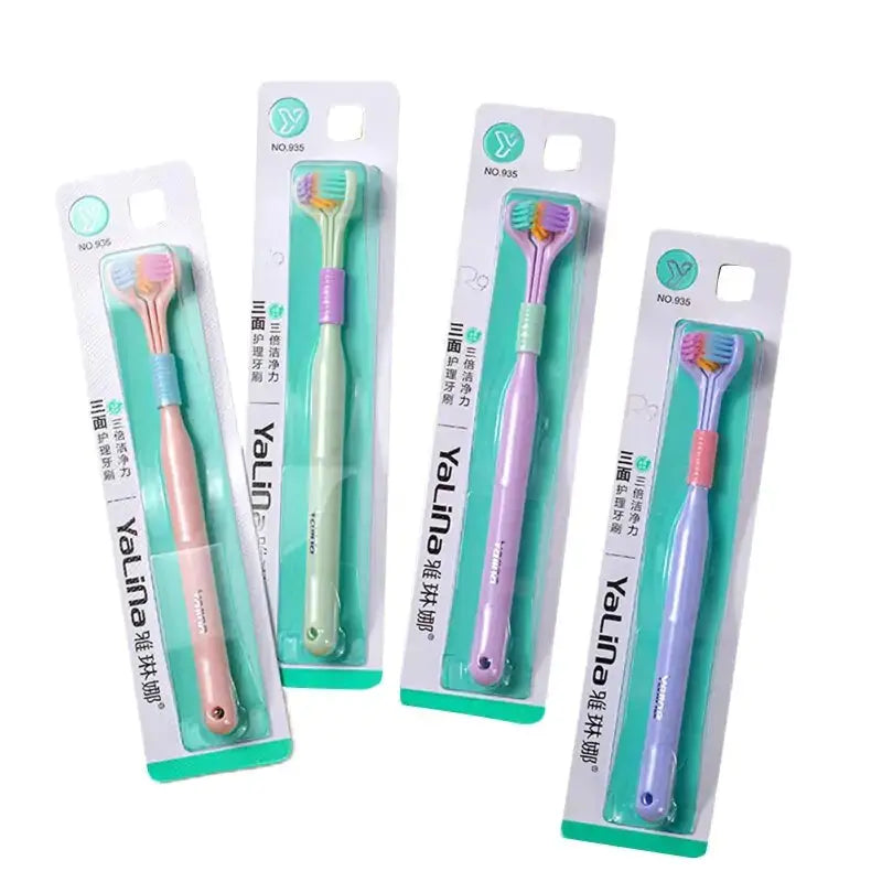 3 Sided Toothbrush - GLR SHOPPING
