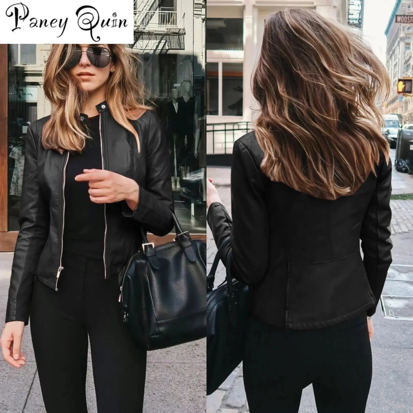 Faux Leather PU Jacket GLR SHOPPING