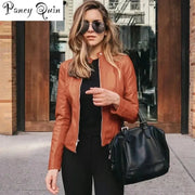 Faux Leather PU Jacket GLR SHOPPING