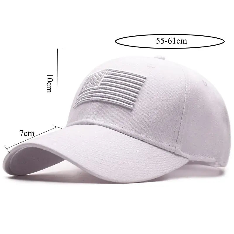 TACVASEN Tactical Baseball Cap: USA Flag Snapback Hat GLR SHOPPING