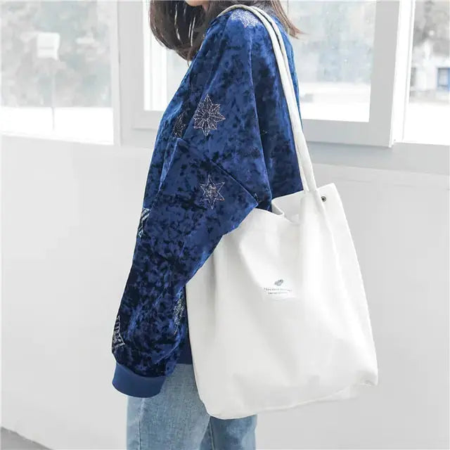 Women Corduroy Canvas Shoulder Bags - GLR SHOPPING