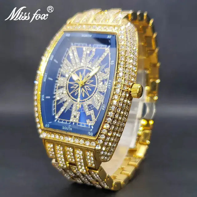 Iced Out Watch For Men - GLR SHOPPING