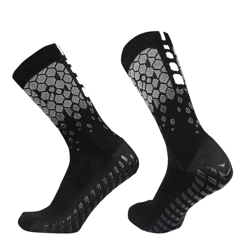2022 New Men Women Football Socks Honeycomb Graphics GLR SHOPPING