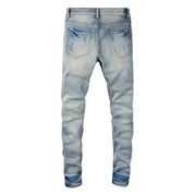 Ripped Patch Jeans GLR SHOPPING