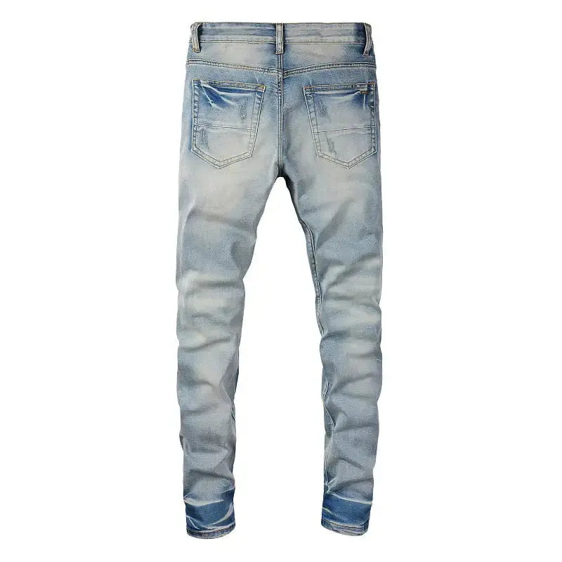 Ripped Patch Jeans GLR SHOPPING