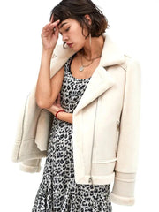 Women Fur Coat Winter Leather Jacket GLR SHOPPING